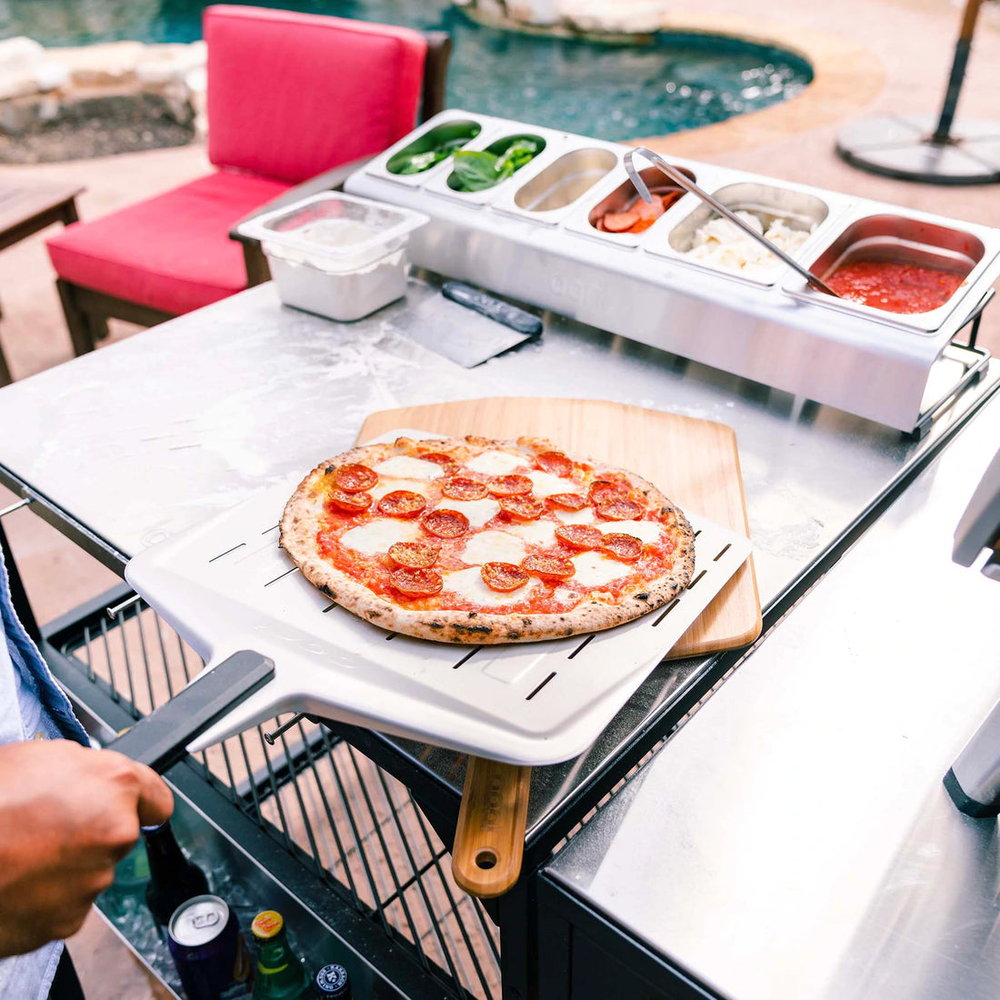 Ooni | Pala para Pizza Aluminio Perforada