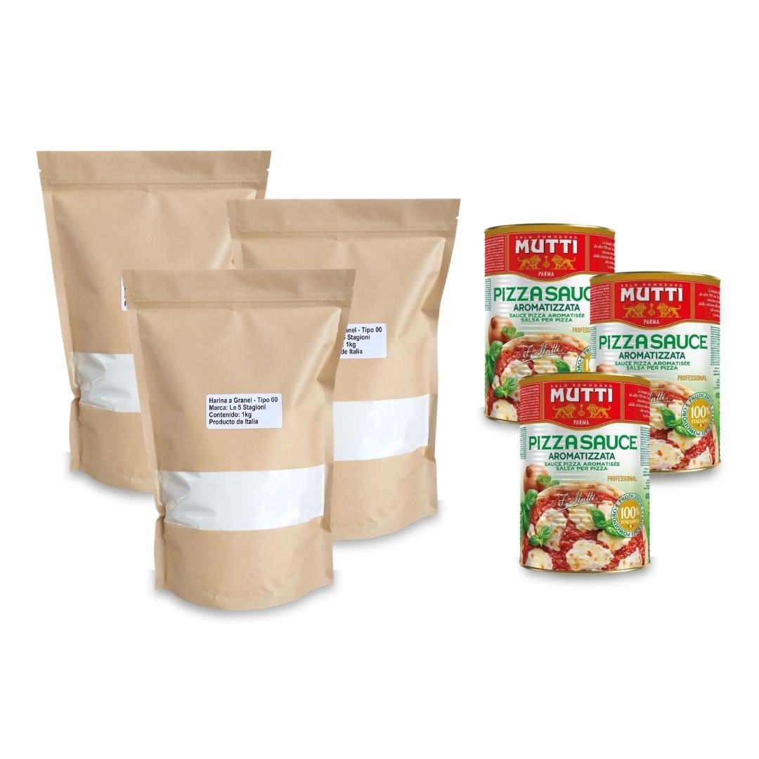 Pizza Starter Kit - Harina '00' + Pizza Sauce