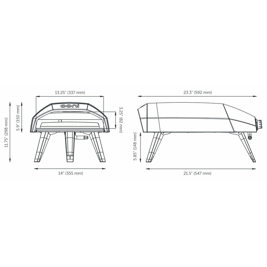Horno para Pizza a Gas Koda 12
